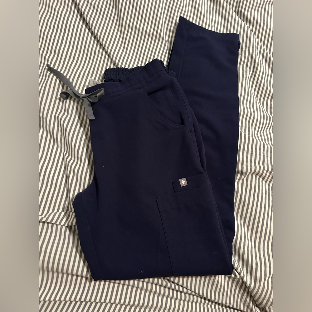 Figs Yola Navy Scrub Pants - XXS